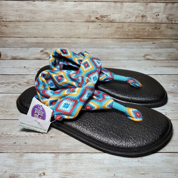Sanuk Shoes - New Sanuk Yoga Slingback Sandals Tribal
